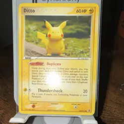 Pokemon TCG Ditto (Pikachu) 63/113 EX Delta Species Regular Common - Image 1