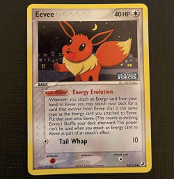 Eevee #55/115 EX Unseen Forces Reverse Holo Pokemon TCG Vintage Stamped 2005 - Image 1