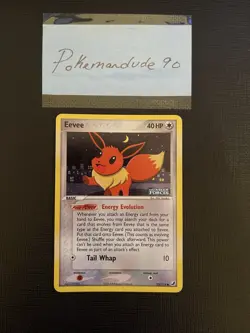 Eevee #55/115 EX Unseen Forces Reverse Holo Pokemon TCG Vintage Stamped 2005 - Image 2