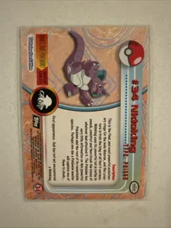 Pokemon Topps TCG: Nidoking #34 Base Chrome - Series 2 - Image 2