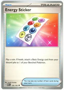 Energy Sticker - 159/165 - Scarlet & Violet 151 (MEW) - Pokemon - NM - Image 1