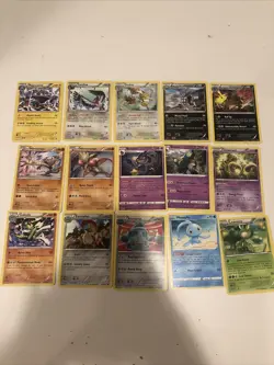 Pokemon TCG Lot of 15 Non Holo Rares from Various Sets Random - Good Condition - Image 1