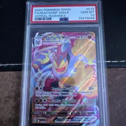 PSA GEM MT 10 Pokemon TCG Machamp VMAX Astral Radiance 073 - Image 1