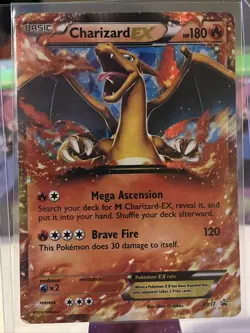 Pokemon TCG Charizard-EX XY Black Star Promos XY17 Holo Promo MP 3 - Image 1