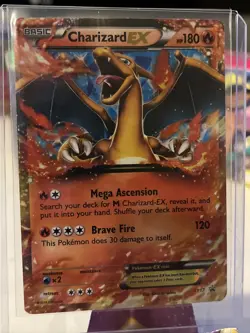Pokemon TCG Charizard-EX XY Black Star Promos XY17 Holo Promo MP - Image 1