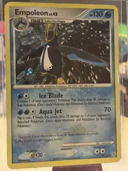 Pokemon TCG Empoleon Diamond & Pearl 4/130 Holo Holo Rare HP - Image 1