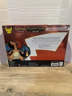 Pokemon TCG: Celebrations Collection Box Lance's Charizard V Sealed 820650809392 - Image 5