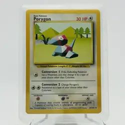Pokemon PORYGON 39/102 Shadowless (1999 Base Set) LP - Image 1