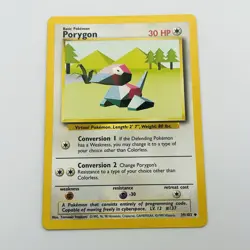 Pokemon PORYGON 39/102 Shadowless (1999 Base Set) LP - Image 2