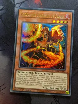 Zoroa, The Magistus of Flame GEIM-EN002 Ultra Rare 1st Edition YuGiOh TCG VLP - Image 1