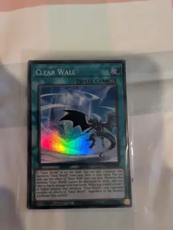 Clear Wall MZTM-EN041 Super Rare 1st Edition YuGiOh TCG Card X 2 - Image 1