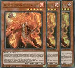 yugioh 3x Erwachen der Besessenen - Grosseres Inari-Feuer SDCH-DE006 ULTRA RARE - Image 1