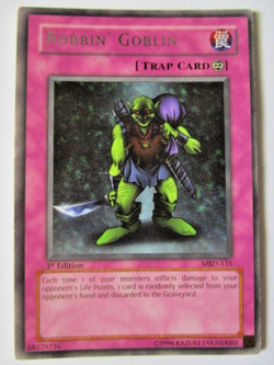 Yugioh! Robbin' Goblin Mrd-135 1st Edition Rare Light Play!! - Image 1