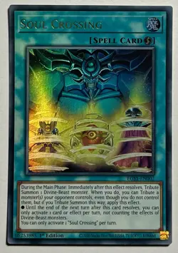 Soul Crossing EGS1-EN002 (NM) Ultra Rare 1st Edition Yu-Gi-Oh! TCG Card - Image 1