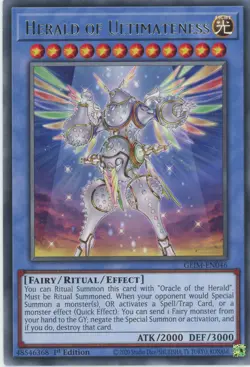 Yugioh Herald Of Ultimateness GEIM-EN046 Rare 1st Ed NM x3 - Image 1