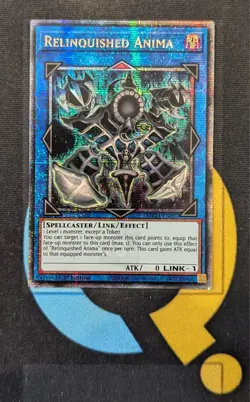MP24-EN007 Relinquished Anima Quarter Century Secret Rare 1st Ed YuGiOh - Image 1