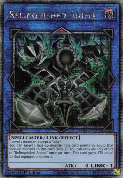 Yugioh MP24-EN007 - Relinquished Anima - Quarter Century Secret Rare - Image 1