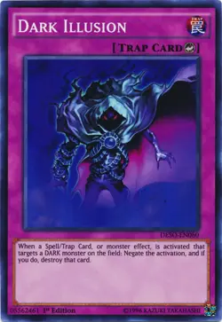 Dark Illusion - DESO-EN060 - Super Rare - 1st Edition Near Mint Yugioh Card - Image 1