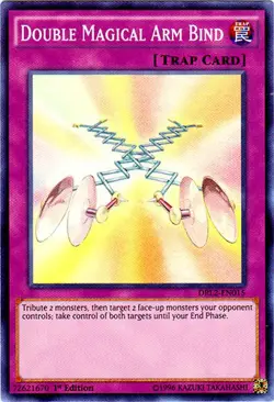 Double Magical Arm Bind - DRL2-EN015 - Super Rare - 1st Edition Near Mint Yugioh - Image 1
