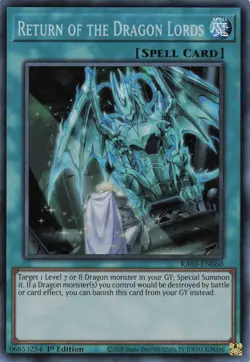 Yugioh Return of the Dragon Lords RA03-EN060 - Super Rare - Image 1