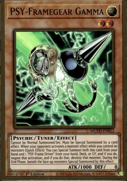 PSY-Framegear Gamma - Premium Gold Rare 1st Edition MGED-EN012 - NM - YuGiOh - Image 1