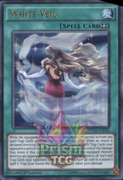 1st ed White Veil ultra rare DUSA-EN032 Yugioh - Image 1