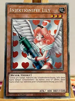 Injektionsfee Lily RA03-DE117 Platinum Secret Rare Deutsch NM YUGIOH - Image 1