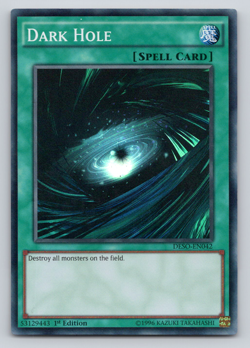 Dark Hole - DESO-EN042 - Super Rare - 1st Edition Yugioh - Image 1