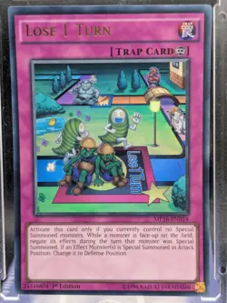 Lose 1 Turn MP16-EN034 Ultra Rare LP/NM Yugioh Cards - Image 1