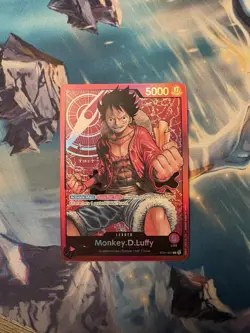 One Piece Tcg Monkey.D.Luffy - ST01-001 - Leader Pre-Errata - Image 1
