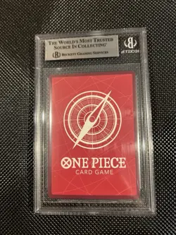 2023 ONE PIECE PARAMOUNT WAR #OP02026 SANJI L PAR BGS 9 - Image 2