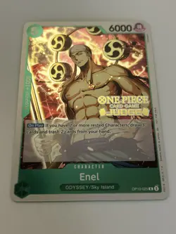 Enel (Judge Pack Vol. 6) OP10-025 One Piece Promotion Cards Foil - Image 1