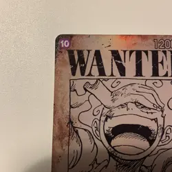 Monkey D. Luffy Nika Wanted poster OP05-119 SEC Parallel One Piece Card Japanese - Image 3