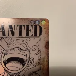 Monkey D. Luffy Nika Wanted poster OP05-119 SEC Parallel One Piece Card Japanese - Image 4