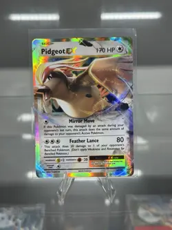 Pokemon Pidgeot-EX Holo Card 64/108 Ultra Rare Evolutions NM Condition - Image 1