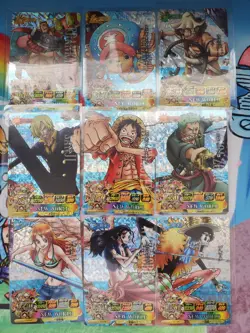 Straw Hat Crew One piece Berry Match CP Set Carddass Card Japanese Rare! - Image 1