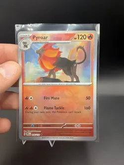 Pyroar (Master Ball Pattern) 016/131 Sv: Prismatic Evolutions Holo Pokemon Card - Image 1