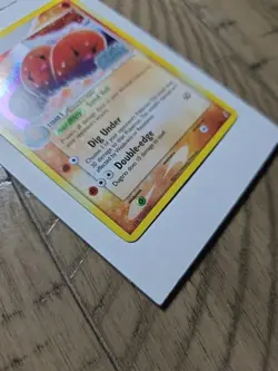 Dugtrio Reverse Holo Crystal Guardians Pokemon TCG 5/100 Stamped Card - Image 3