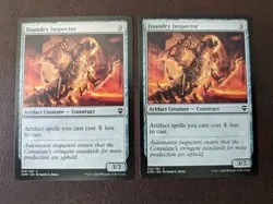 2X FOUNDRY INSPECTOR - Magic The Gathering MTG Collectible Card game - Image 1