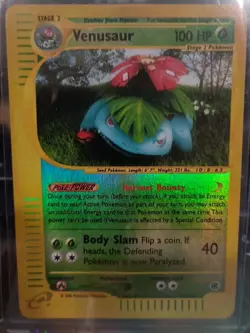 Pokemon Card Expedition RARE Reverse Holo Venasaur #30 HP - Image 1
