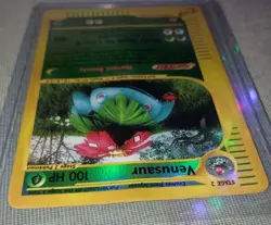 Pokemon Card Expedition RARE Reverse Holo Venasaur #30 HP - Image 3