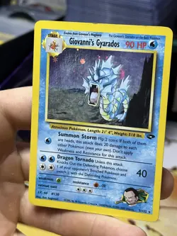#2 Giovanni's Gyarados 5/132 Gym Challenge 2000 Holo Rare WOTC Pokemon Card TCG - Image 5