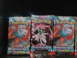 Pokemon Scarlet and Violet Booster Pack Bundle 5 Packs 50 Cards - Image 2