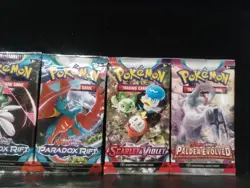 Pokemon Scarlet and Violet Booster Pack Bundle 5 Packs 50 Cards - Image 3