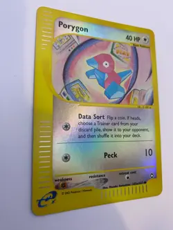 Pokemon Card - Reverse-Holo Porygon 103a/147 Aquapolis *HP* e-Card Common - Image 4