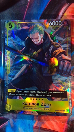 Roronoa Zoro (Illustration Box Vol.3) OP07-113 One Piece Promotion Cards Foil - Image 3
