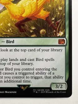 Traveling Chocobo 210 - MTG Final Fantasy - Mythic Rare Regular 3/2 Bird - Image 4