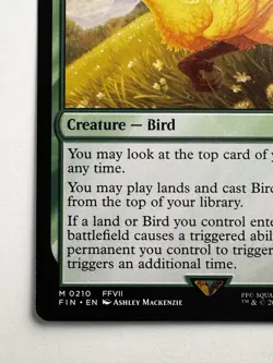 Traveling Chocobo 210 - MTG Final Fantasy - Mythic Rare Regular 3/2 Bird - Image 5