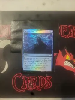 Magic The Gathering Midnight Hunt "Otherworldly Gaze" 067/277 FOIL COMMON NM - Image 1