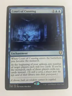 MTG - Court of Cunning - NM -Non Foil - Commander Legends - Image 1